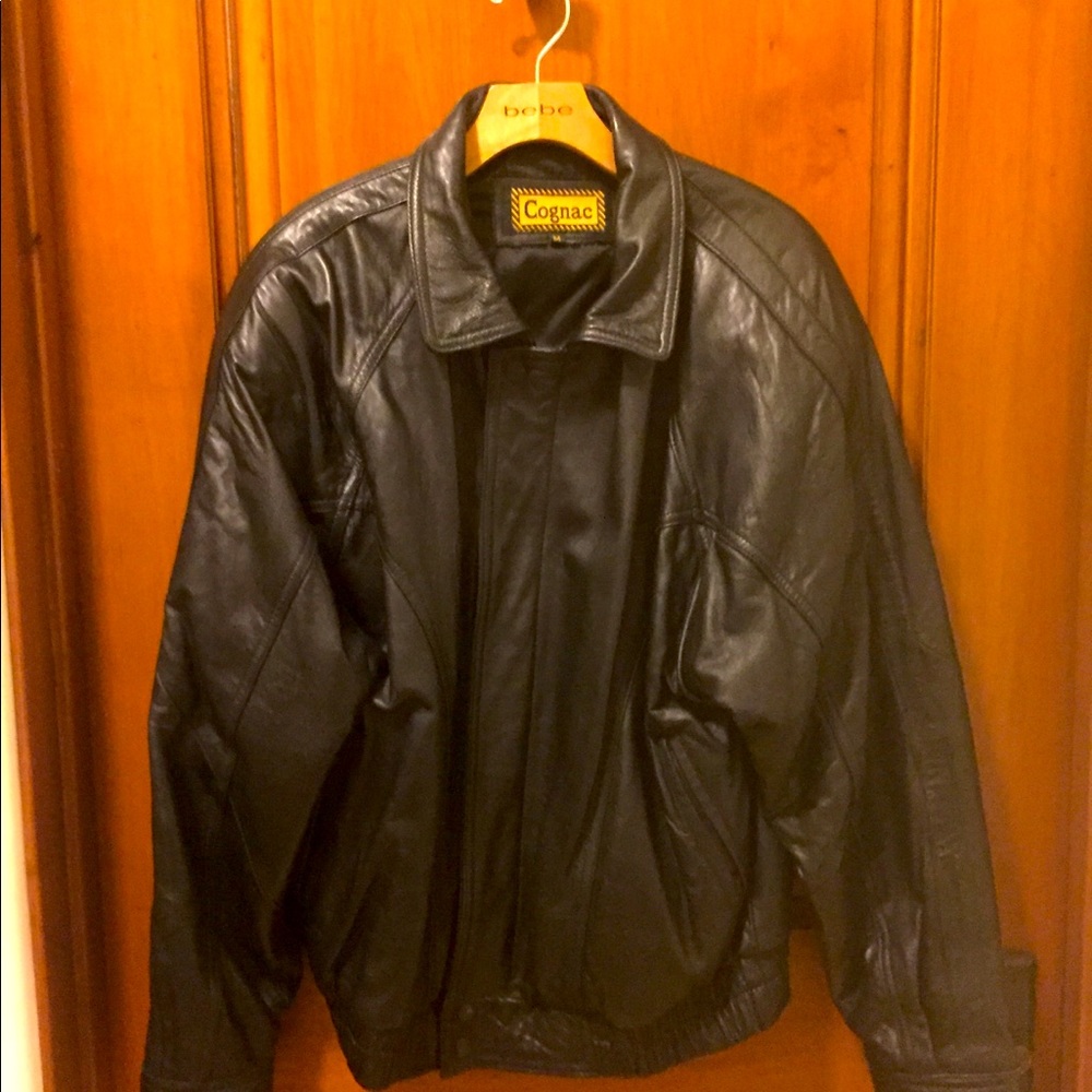 MENS WAIST LENGTH LEATHER JACKET